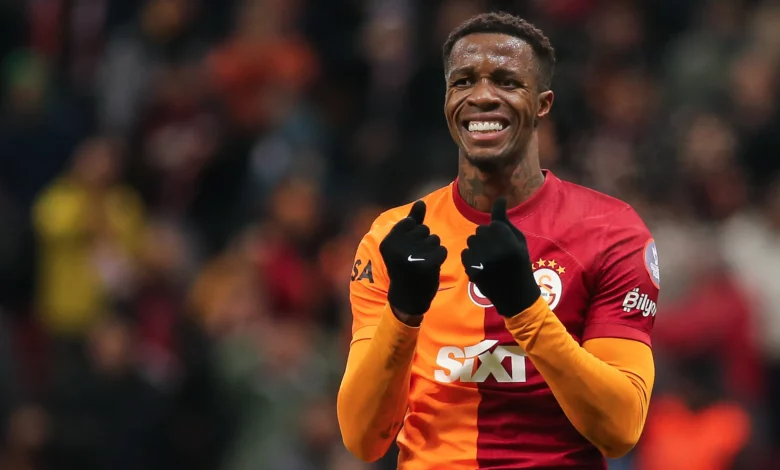 Wilfried Zaha en match avec Galatasaray