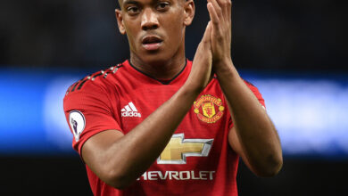 Anthony Martial annonçant son départ de Manchester United