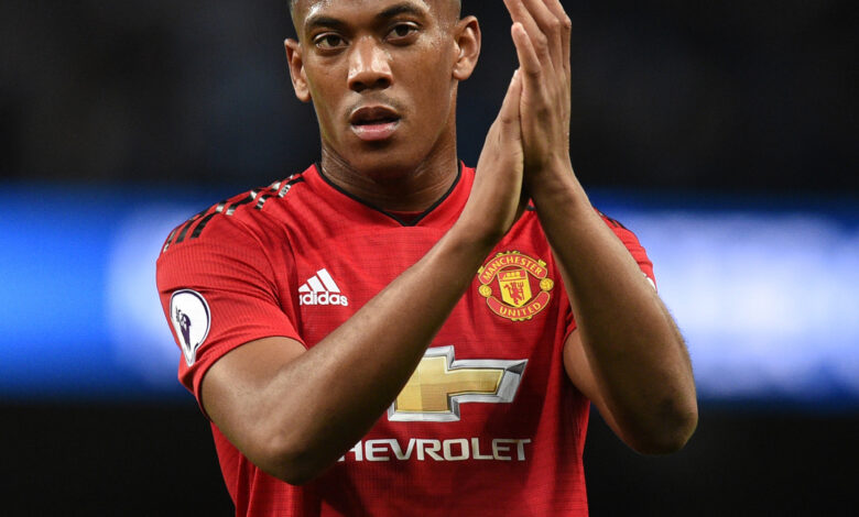 Anthony Martial annonçant son départ de Manchester United