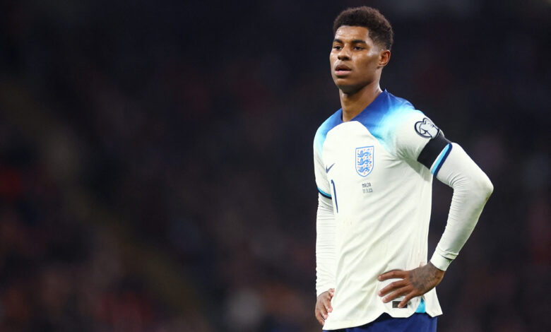 Marcus Rashford absent de la préliste de l'Angleterre pour l'Euro 2024