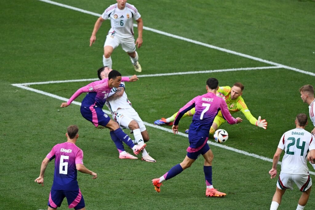 L'Allemagne célèbre sa victoire contre la Hongrie à l'Euro 2024