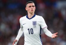 Phil Foden en action pour l'équipe d'Angleterre