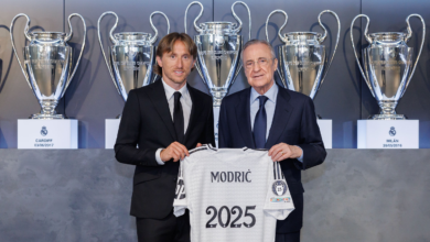 Luka Modric et Kylian Mbappé au Real Madrid