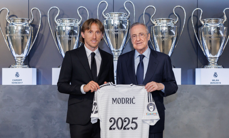 Luka Modric et Kylian Mbappé au Real Madrid