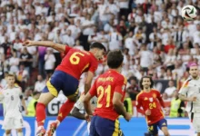 Euro 2024 : Mikel Merino célèbre son but contre l'Allemagne