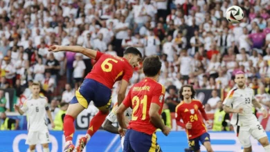 Euro 2024 : Mikel Merino célèbre son but contre l'Allemagne