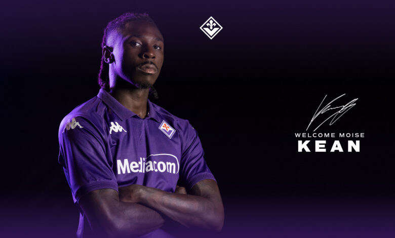 Moise Kean rejoint la Fiorentina