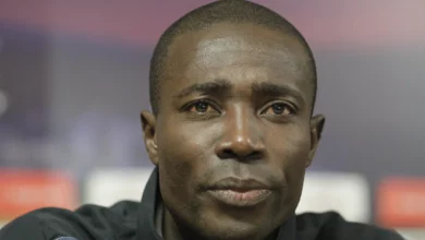 Nibombé Daré lors de sa nomination comme sélectionneur des Éperviers du Togo