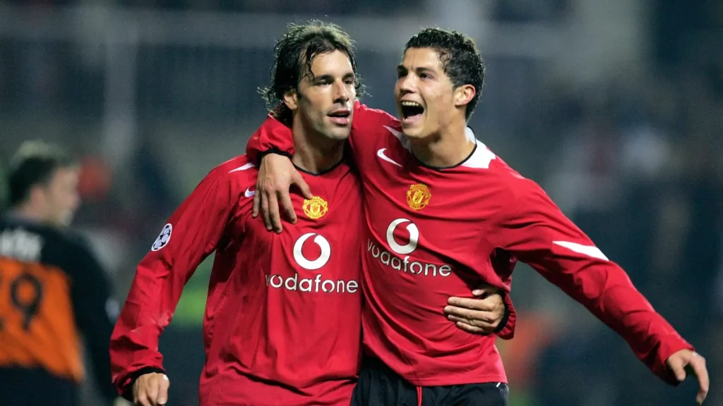 Ruud van Nistelrooy et Erik ten Hag à Manchester United