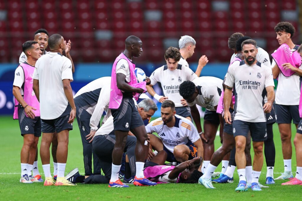 Eduardo Camavinga blessé lors de l'entraînement du Real Madrid