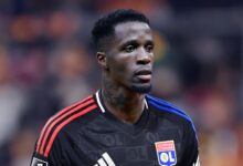 Wilfried Zaha durant son match contre Besiktas