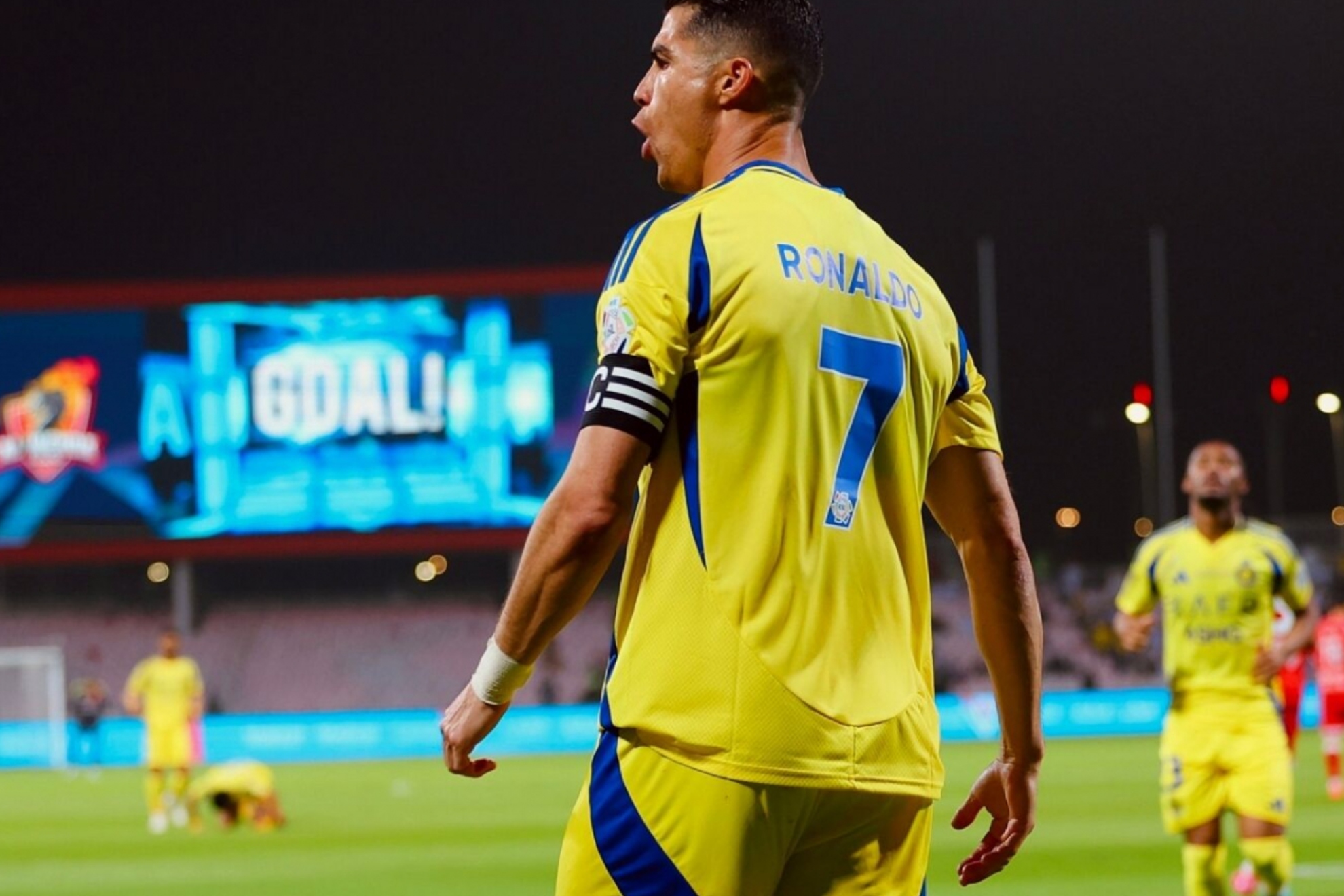 Cristiano Ronaldo lors d’un match avec Al Nassr