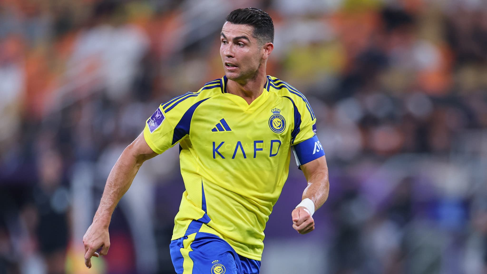 Cristiano Ronaldo lors d’un match avec Al Nassr
