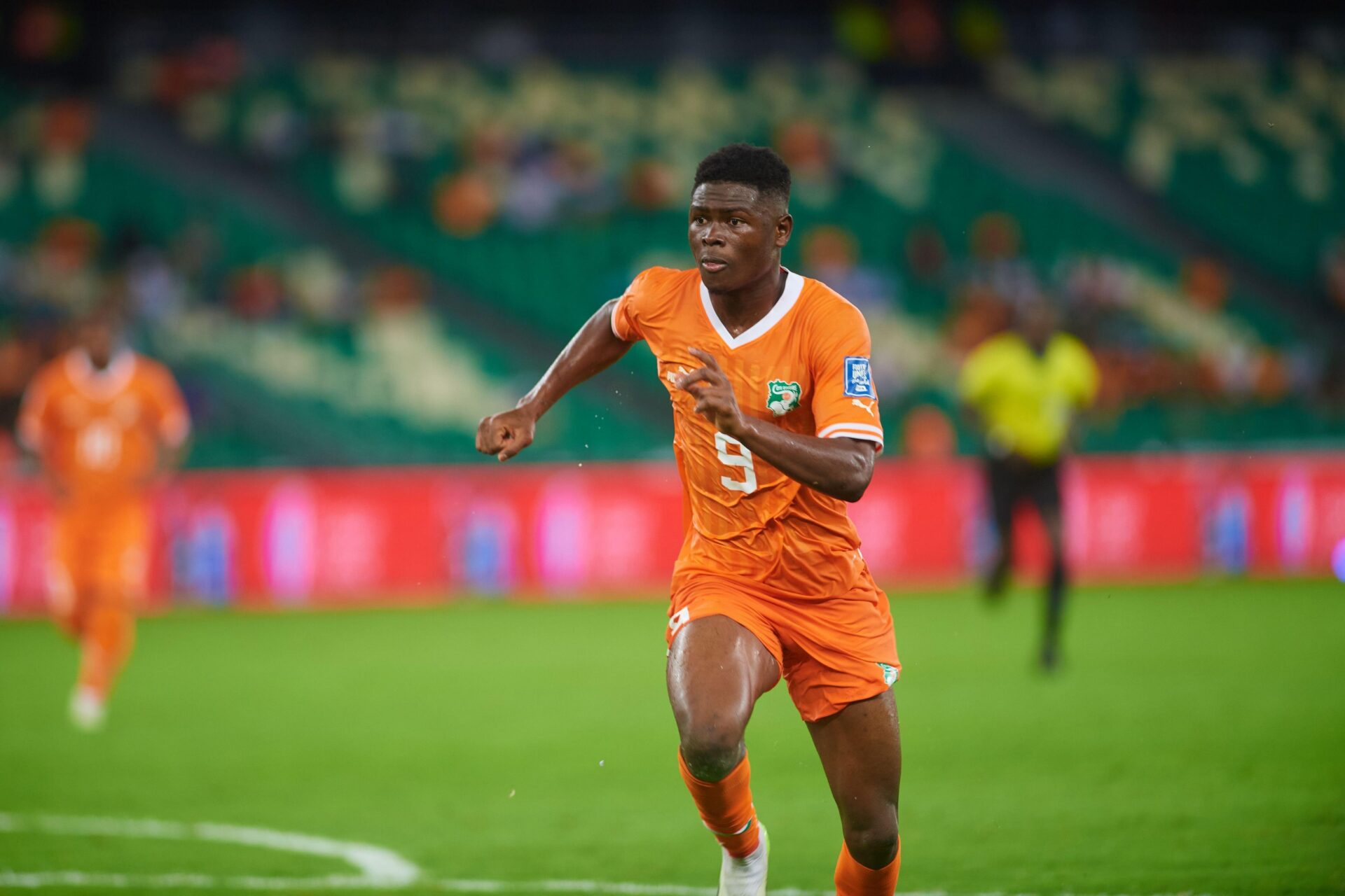 Karim Konaté, buteur ivoirien suivi par le FC Barcelone