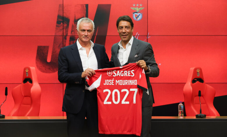 José Mourinho nommé nouvel entraîneur du Benfica Lisbonne
