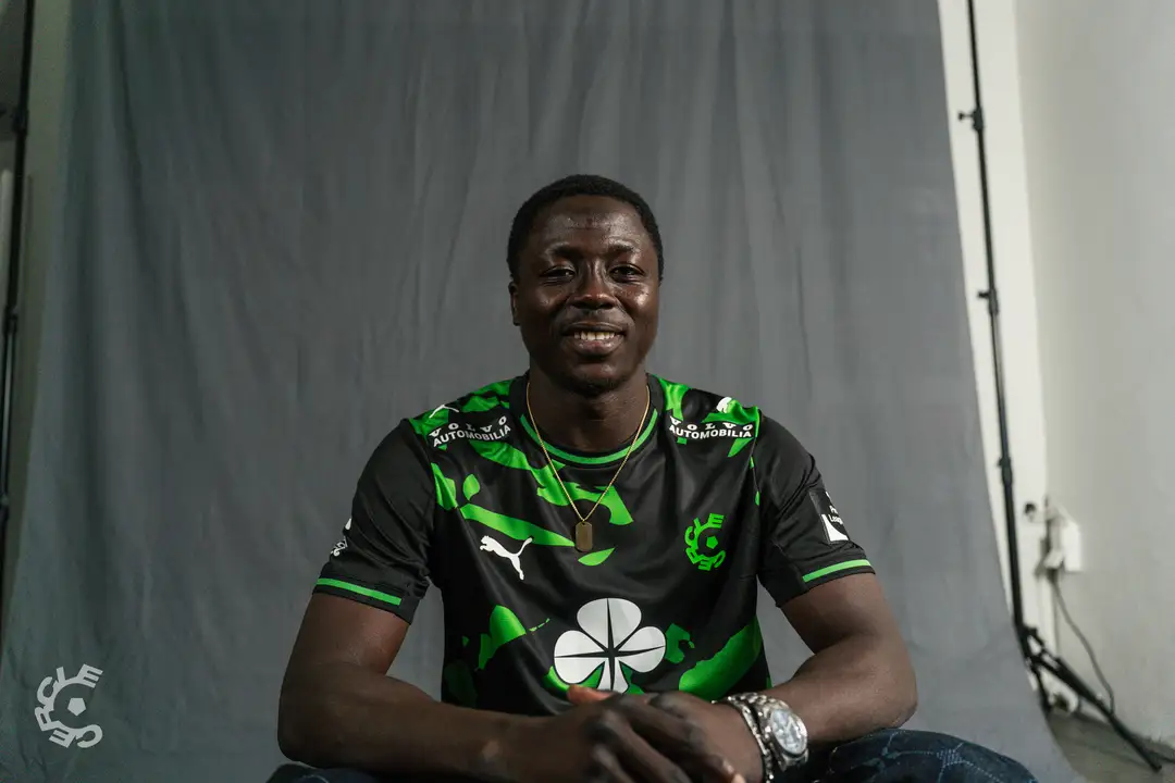 Oumar Diakité présenté au Cercle Bruges après son prêt du Stade Reims