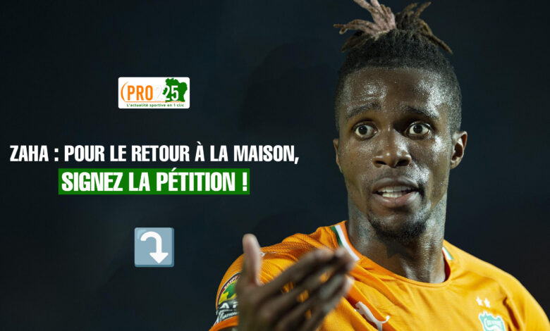 Retour Wilfried Zaha en sélection — pétition massive en Côte d’Ivoire