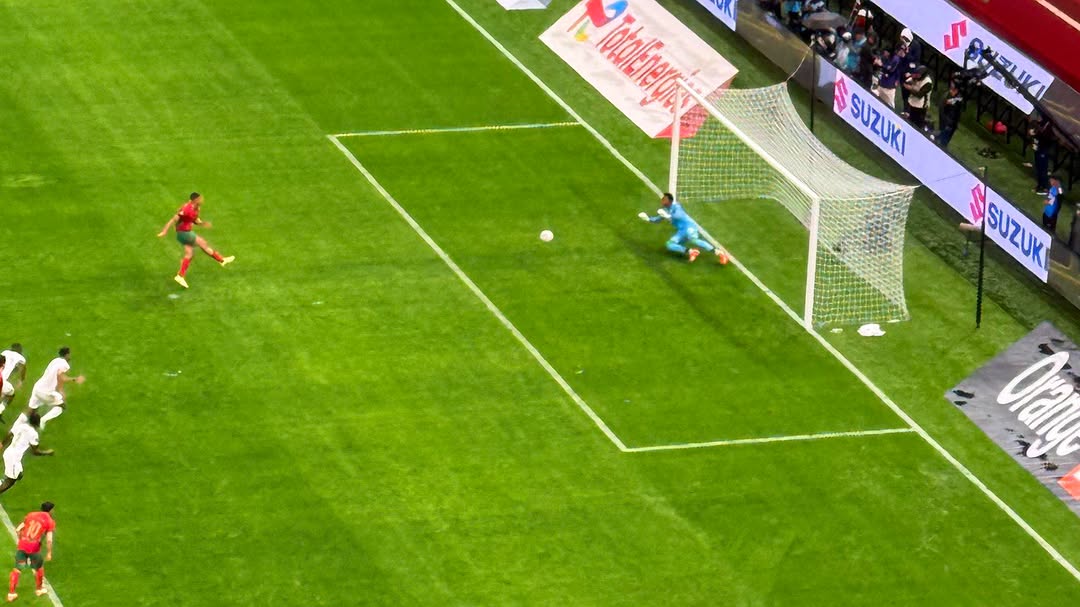 Brahim Diaz et Ayoub El-Kaabi buteurs lors de Maroc Comores CAN 2025