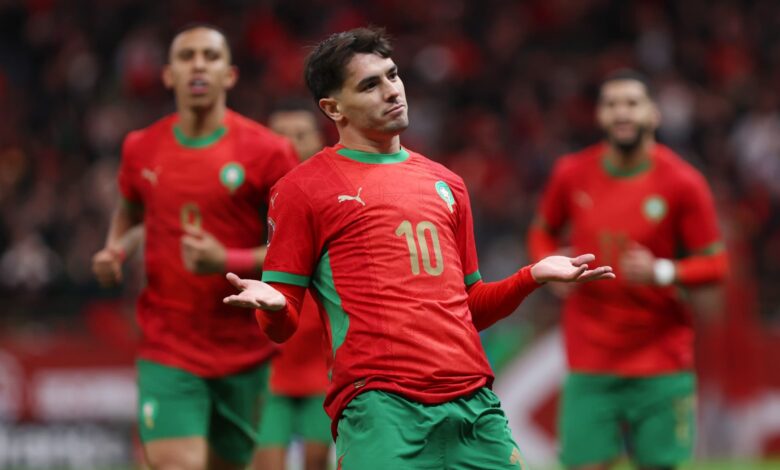 Brahim Diaz et Ayoub El-Kaabi buteurs lors de Maroc Comores CAN 2025