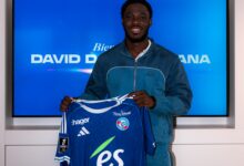 David Datro Fofana au Racing Club de Strasbourg lors de son arrivée