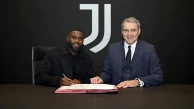 Juventus Jérémie Boga lors de sa présentation officielle