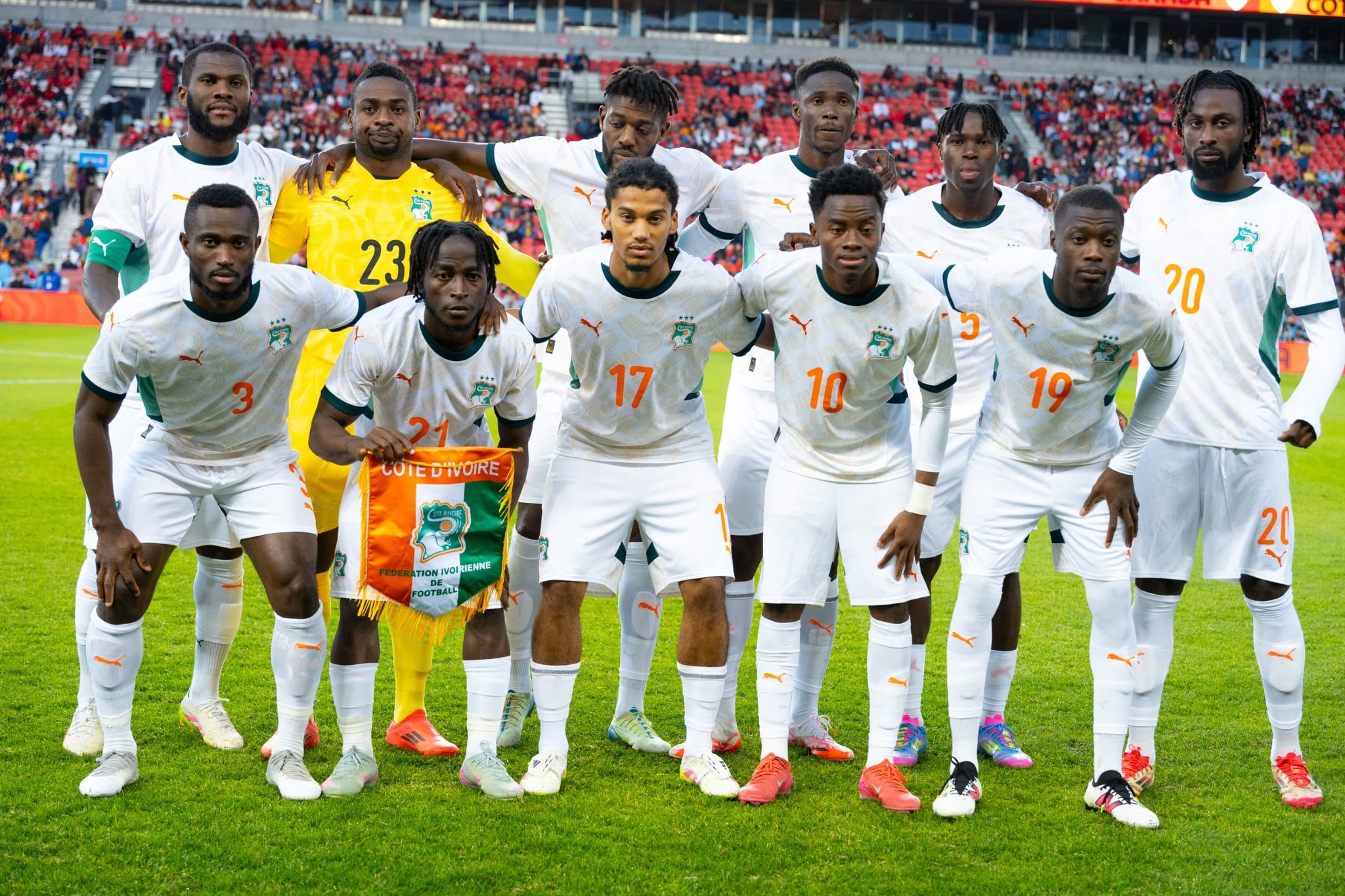 Les 26 joueurs de la Côte d'Ivoire sélectionnés par Emerse Faé pour la Coupe du Monde 2026