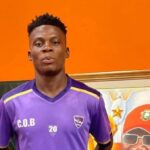 Emmanuel Digbeu Micoly capitaine du CO Bouaflé avant un match de Ligue 2