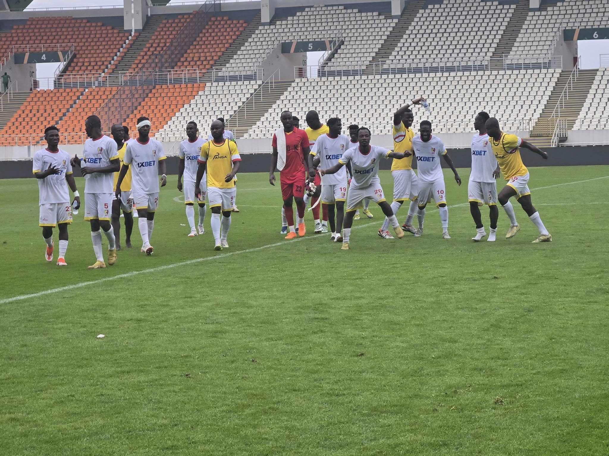 Tribunes presque vides lors d’un match de Ligue 1 ivoirienne