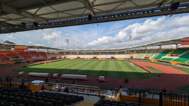 Tribunes presque vides lors d’un match de Ligue 1 ivoirienne