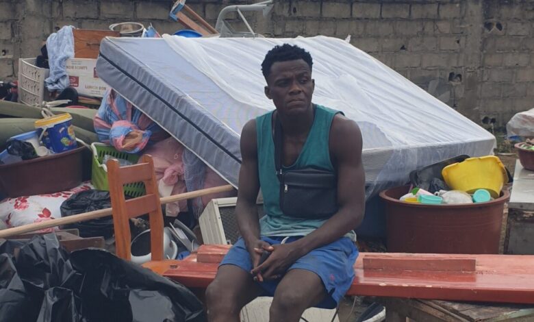 Le joueur de Zoman FC Koné Oumar victime du déguerpissement à Port-Bouët Zimbabwe