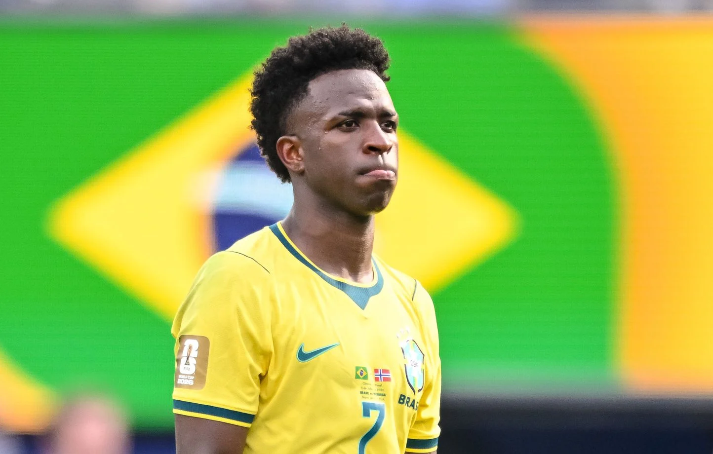 Vinicius Jr avec la sélection brésilienne